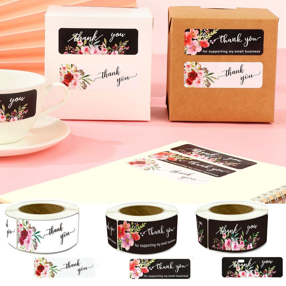 Packaging Decor Gift Wrapping Small Business For Your Order Thank You Stickers Sealing Labels