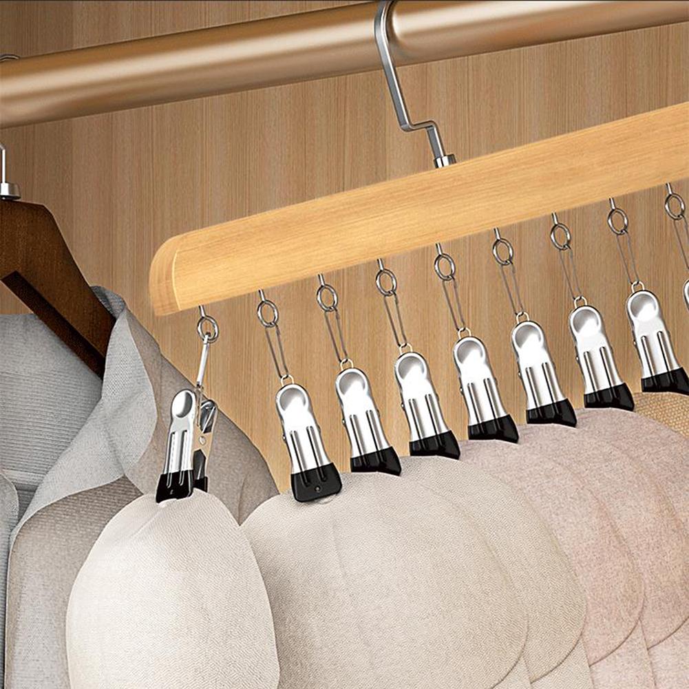 Wooden Hat Display Rack For Bedroom Organization Versatile Multi-Clips Protecting & Organize Hats/Accessories. Entryway Storage