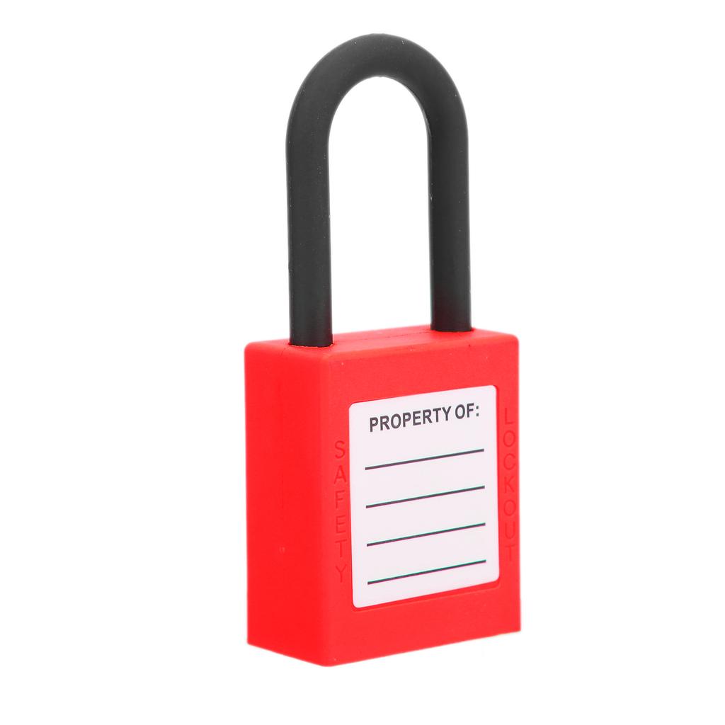 10 Sets 38mm Lockout Lock Dustproof Nylon Industrial Engineering Insulation Security Tool for Factories