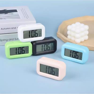 Desk Decorations: Multi-functional LED Digital Alarm Clock with Calendar and Time-Display for Bedroom or Office Use