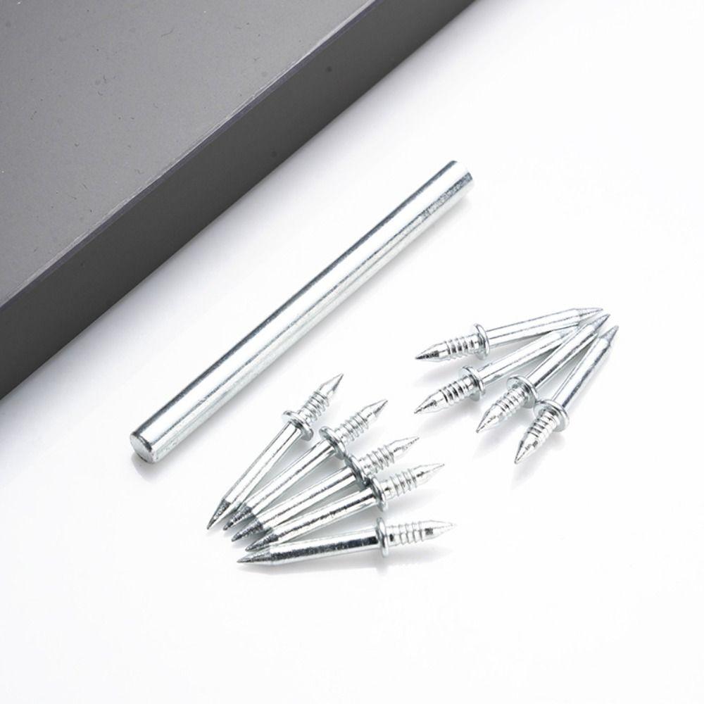 100 ks Neviditelný bezpečnostní šroub Soklová lišta Závit Bezešvý hřebík Soklové lišty z masivního dřeva