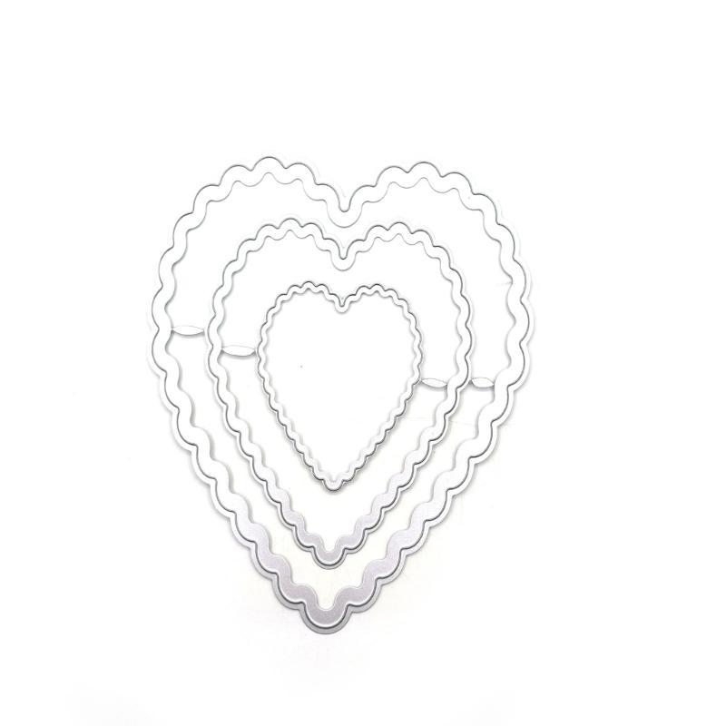Heart Metal Die Cuts Wedding Cutting Dies for DIY Craft Scrapbooking Decorations