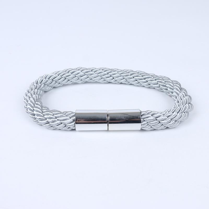 Modern Braided Magnetic Curtain Tie-back, No-Drill Installation
