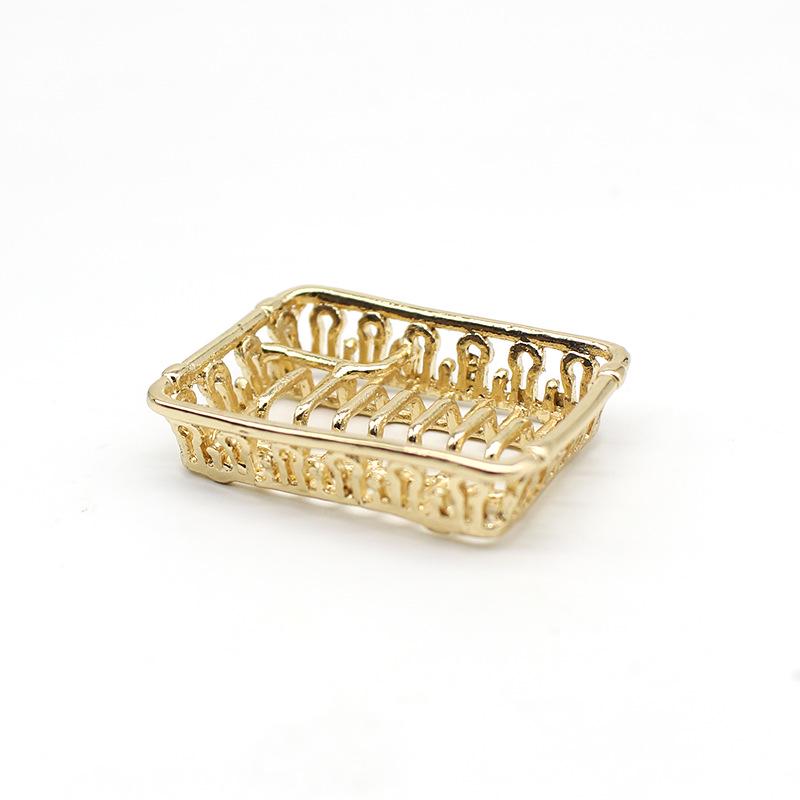 Dollhouse Miniature DIY Kitchen Tableware Storage Rack Model