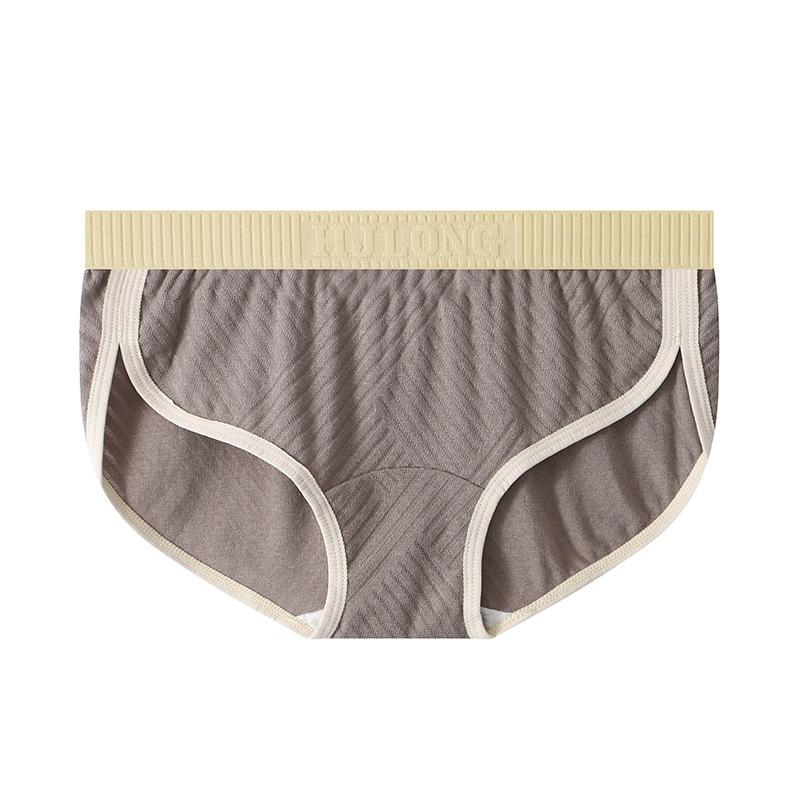 

Women s Multi Colored Mid Waist Slim Fit Women s Breathable Thin Triangle Underwear M коричневый