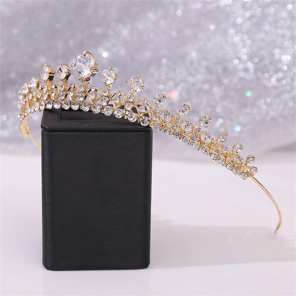 Rhinestones Crystal Crown Tiaras Wedding Bridal Hair Jewelry Gifts Accessories Girl Princess Queen Party Headband