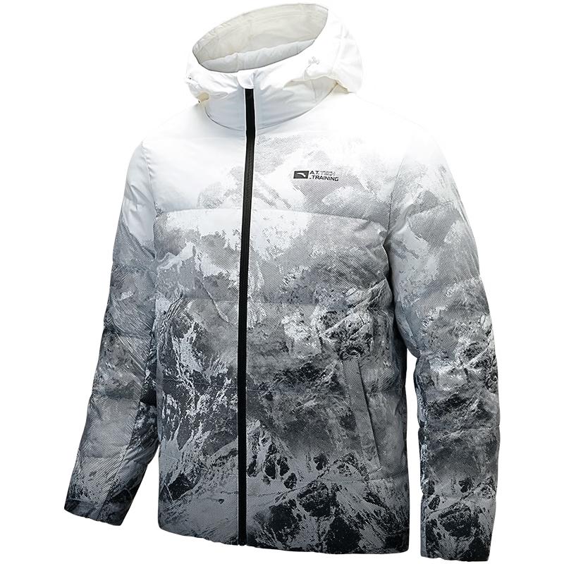 Anta Men's Hooded Puffer Down Jacket
