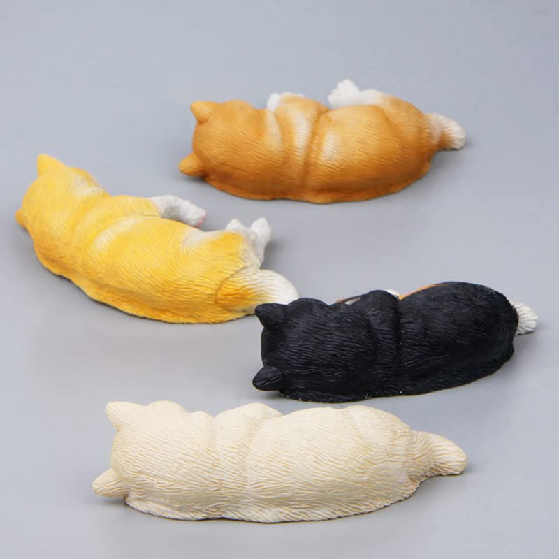 AAGWW House Dog Decor Refrigerator Plush Car Ornament Inu Refrigerator Total of Figurine, Model, Gift, Sticker, Toy, (Shiba Sticker, 4)