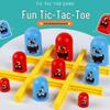 Pädagogisches Kinderspiel-Set Tic-Tac-Toe Matroschka: Verbinde die Punkte & Schlachtkarten Spiel für Kindergartenkinder.