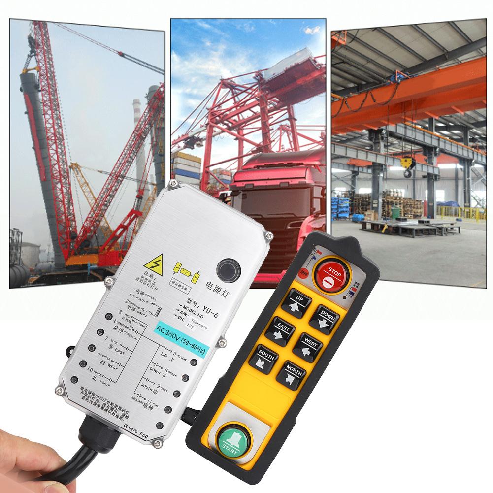 Controler pentru palan cu un singur mâner Telecomandă pentru palan electric industrial 3Proof YU6AC380V