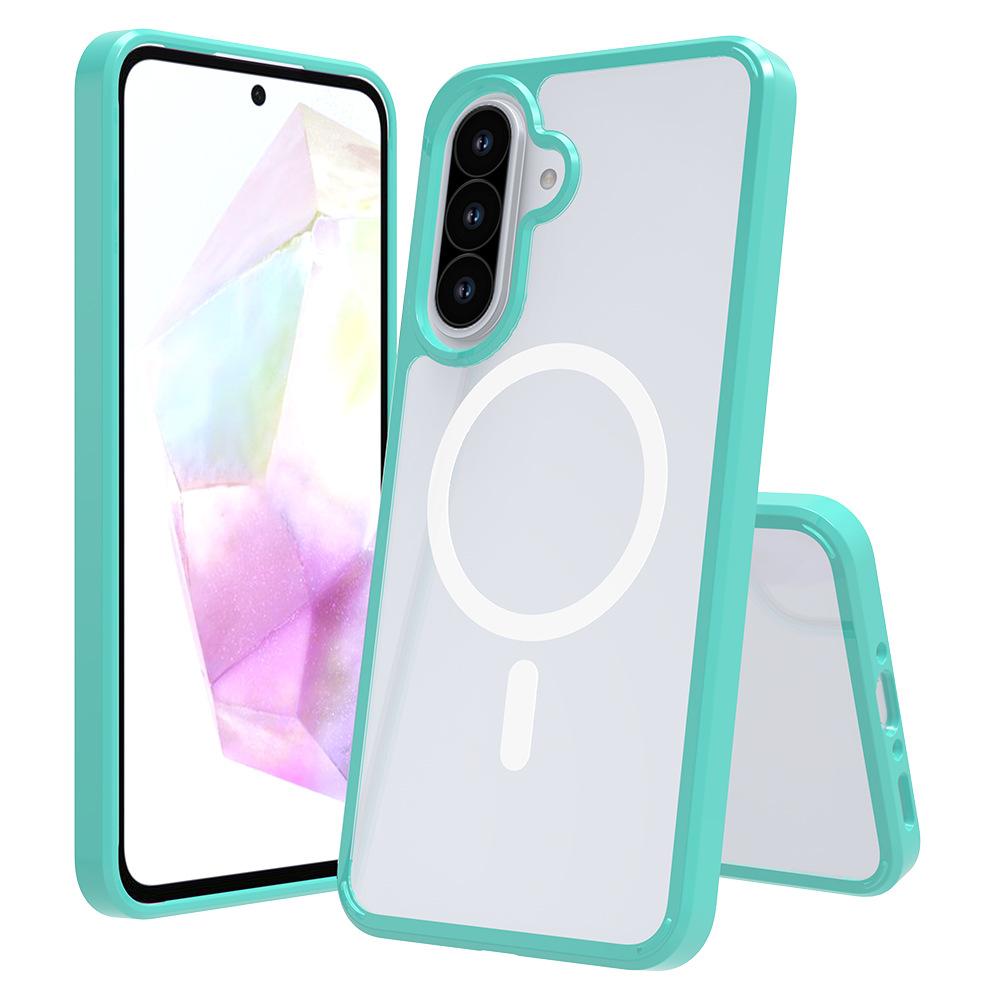 For Samsung A36/56 Anti-scratch Magnetic Two-in-one Transparent Mobile Phone Case Acrylic A06 5g Protective Cover