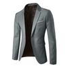 Yousheng 2Pcs/Set Men Suit Lapel Long Sleeve 3D Tailored Suit Coat Mid-rise Solid Color Long Pants Set Wedding Party Business Suit
