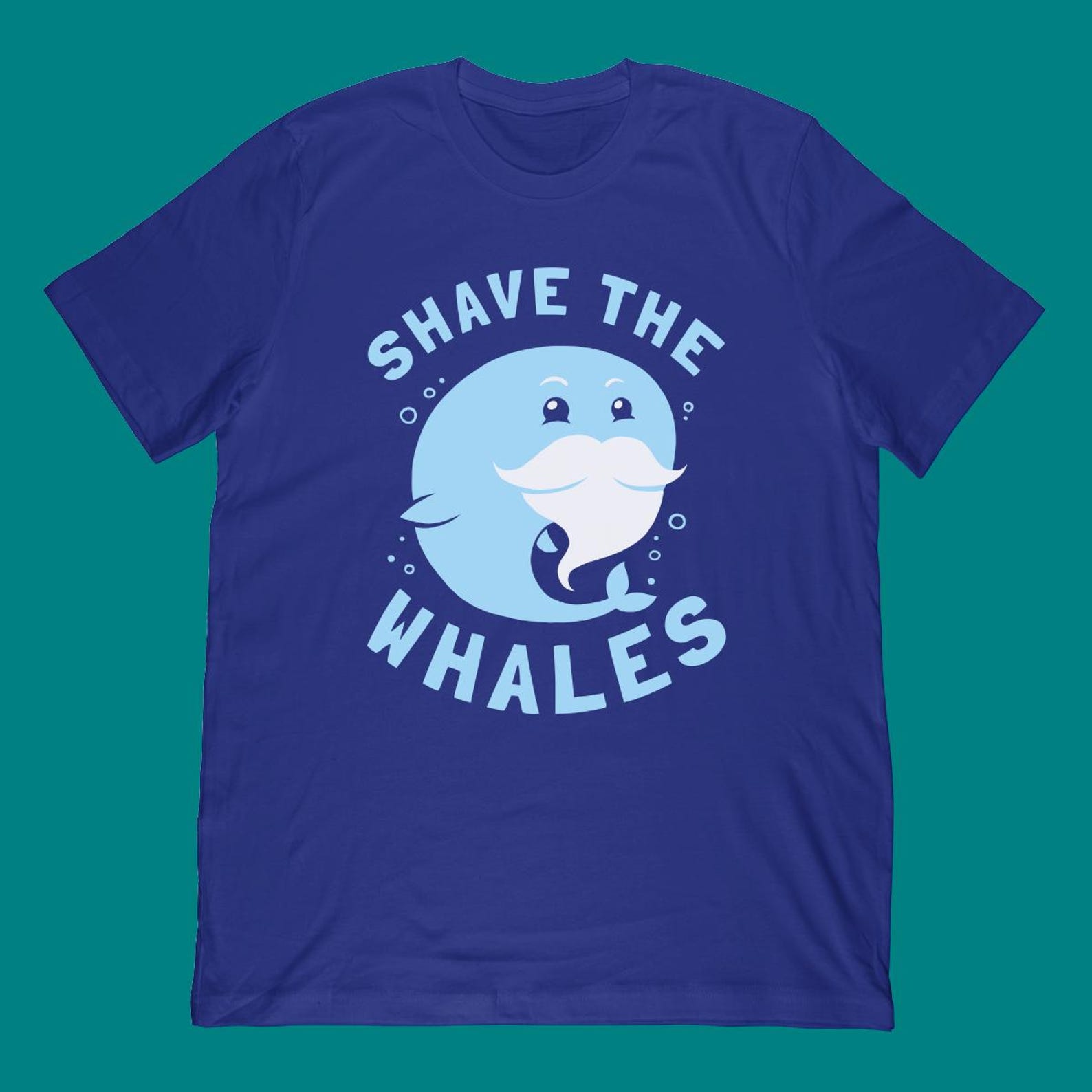 Shave The Whales T-Shirt | Funny Whale Pun Joke Shirt 3XL
