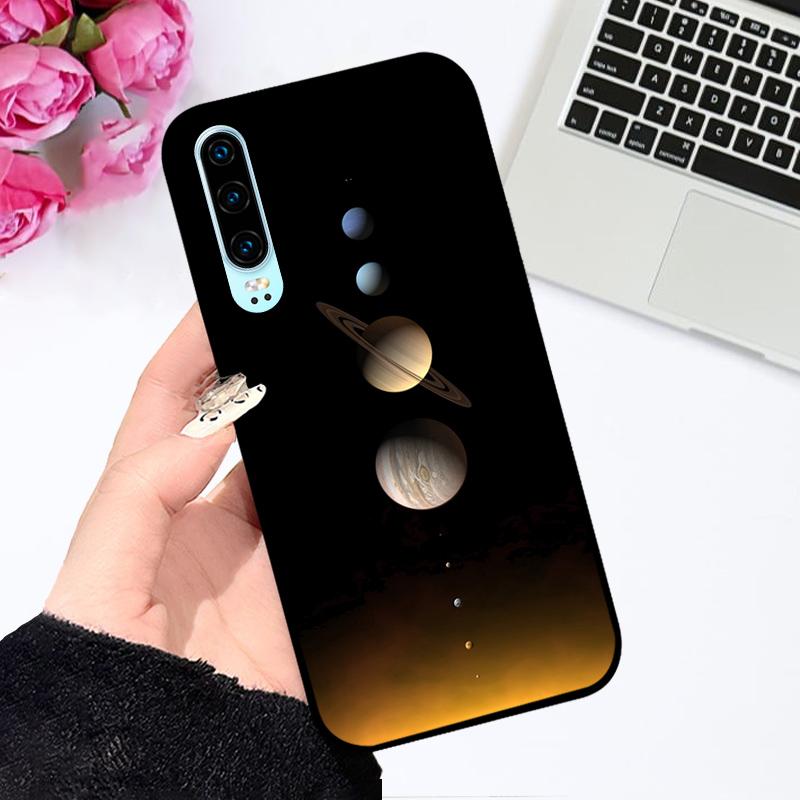 For Huawei P30 Pro Case P 30 Fashion Painted TPU Silicone Soft Phone Cover For Huawei P30 lite Coque Bumper Nova 4e Funda Capa