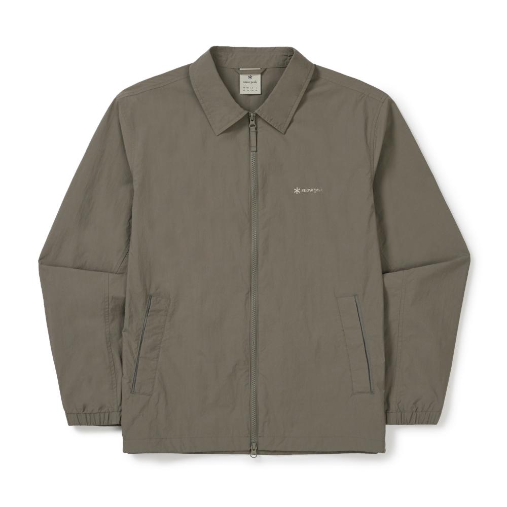 SNOWPEAK Lightweight Taslan Collared Jacket Khaki (S26MMLWB52)