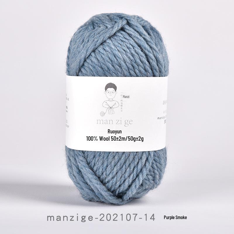 100% reine Wolle Grobgarn zum Handstricken von Mänteln, Schals und Pullovern - 5 mm dick