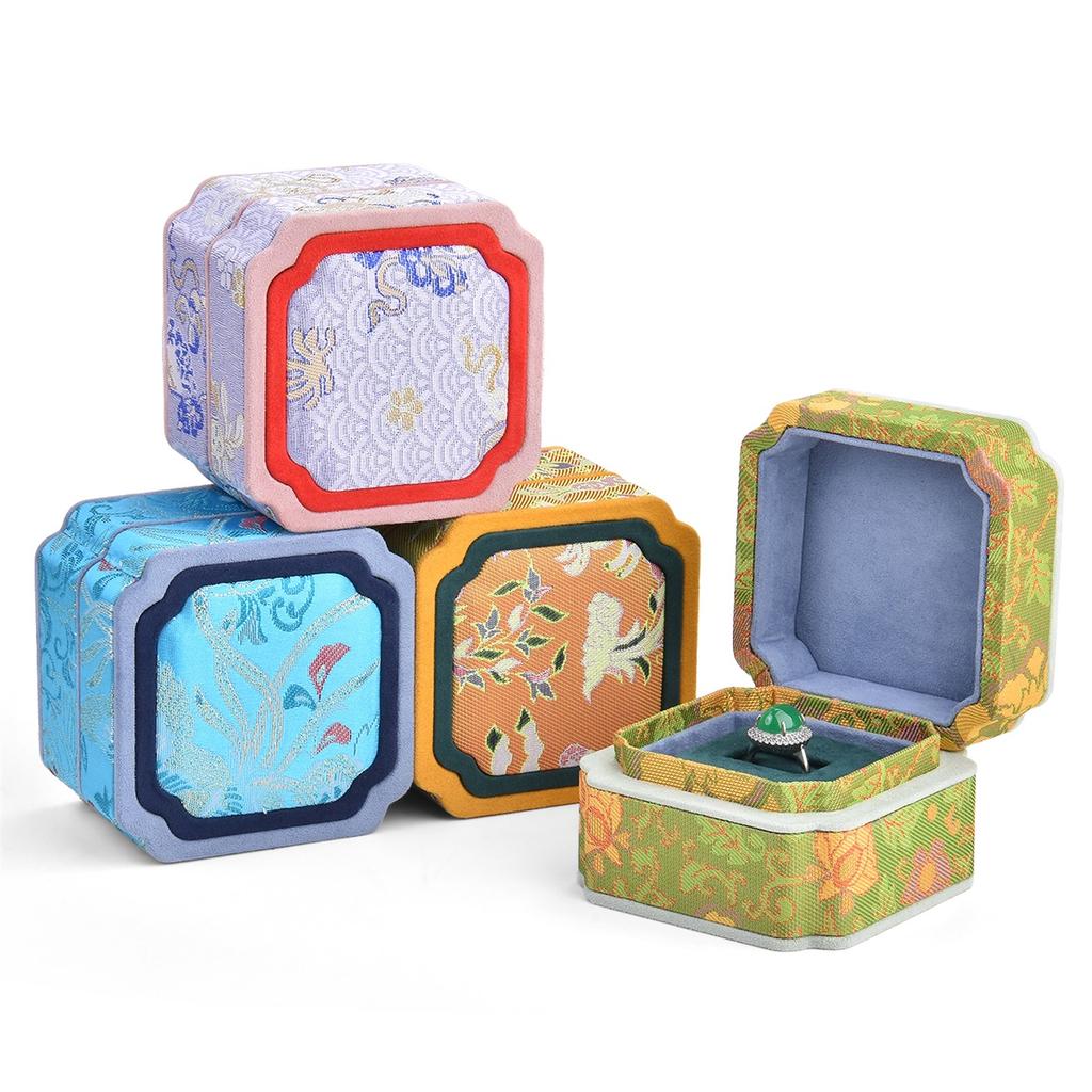 Song Brocade Jewelry Box, Ring, Necklace, Bracelet, Pendant, Storage Box, Jade Bracelet, Brocade Box, Counter Display Props