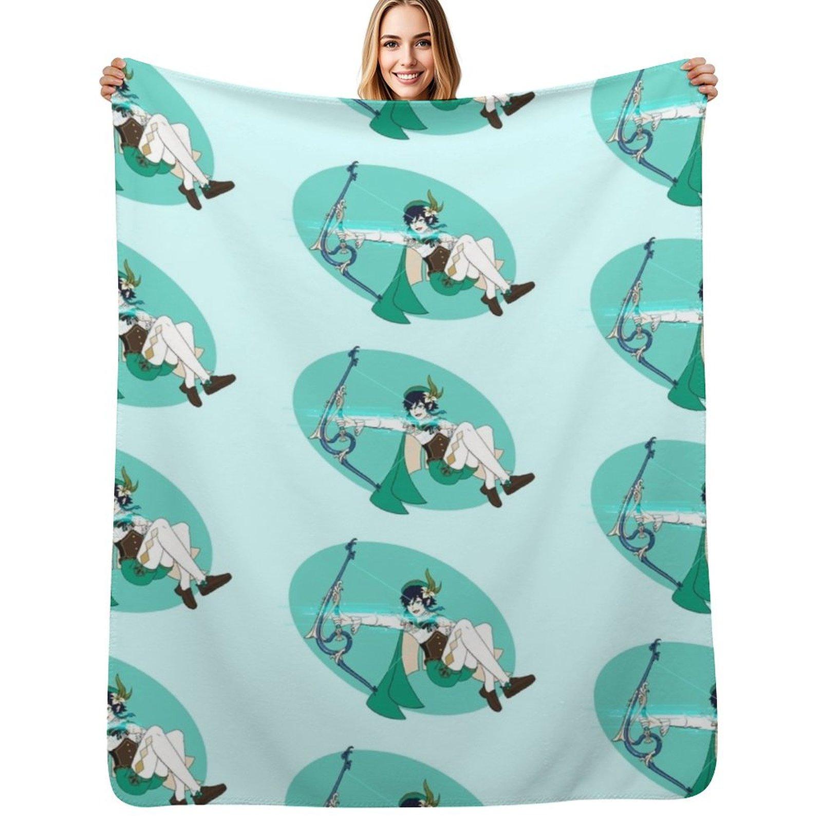 Venti Throw Blanket Warm Throw Blanket Gift for Anniversary 75x100cm
