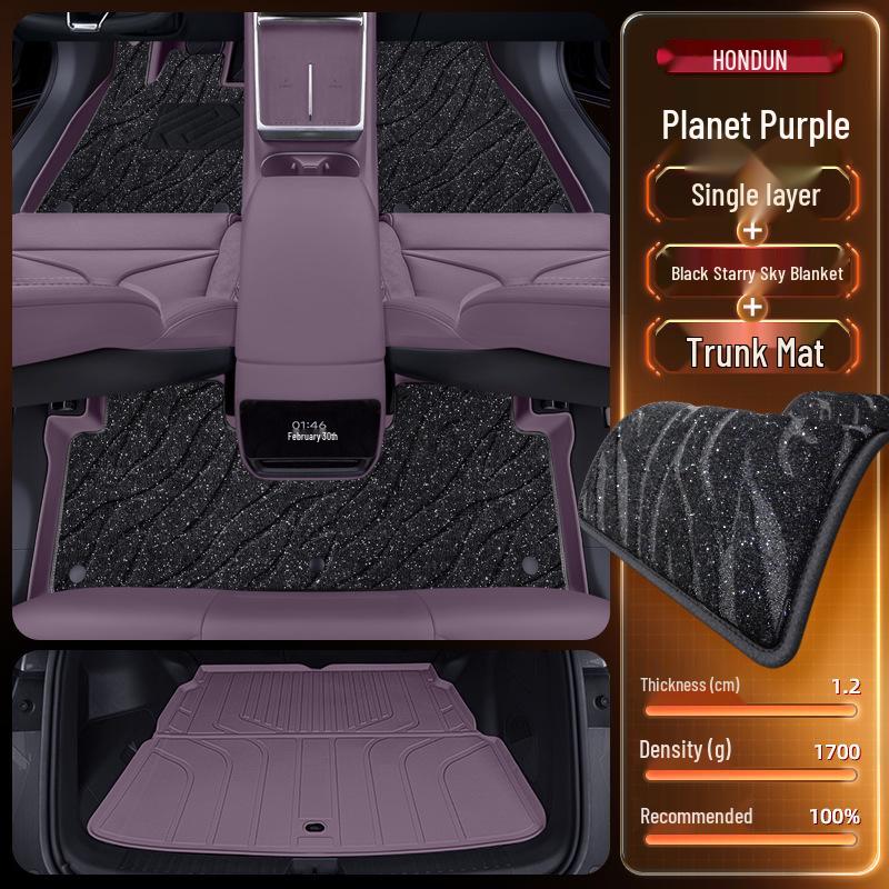 XPeng P7 2025 TPE Floor Mats: Complete Car Interior Carpet Set