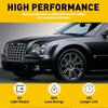 For Chrysler 05-14 300 [WHITE LED STRIP] Bumper Side Marker Lights Parking Lamps