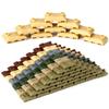 100pcs Sandbag Building Block Toy, Multifunctional Sandbag Obstacle Trench Bricks Military Scene Accessories Model Gift For Kids
