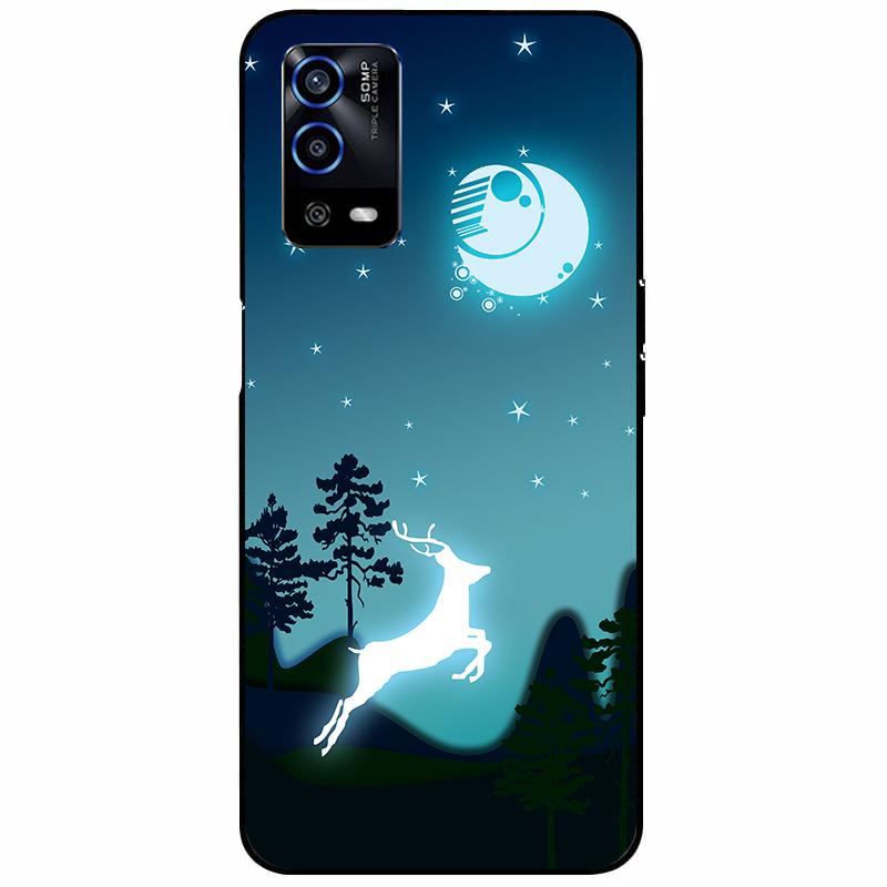 For Oppo A55 4G Case 6.51'' Soft Silicone Protective Marble Phone Cover for Oppo A55 Case TPU Funda For OPPOA55 A 55 CPH2325 Bag