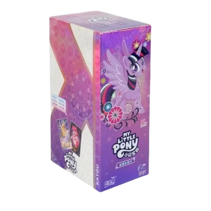 Kayou Genuine My Little Pony Card Friendship Forever Glorious Moon Pack Sparkling Colored Gemstones Anime Collectible Cards