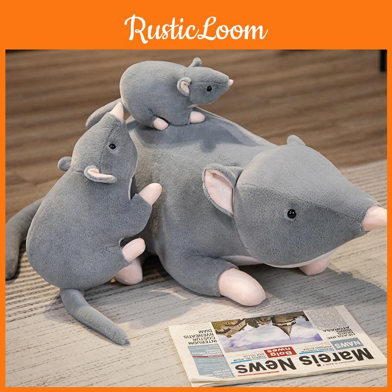 Grey Plush Simulate Toy Cartoon Halloween Prank Children Holiday Dolls Gift