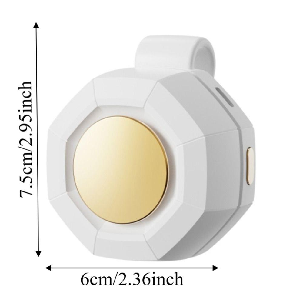 3 Speeds Hanging Waist Fan Mute Mini Electric Fans Durable Portable Cooling Clip Fan Hiking
