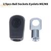 2/5 Bucăți Arcuri cu Gaz pentru Mașini Suporturi Lift Amortizor Înlocuire Conectori Capăt Fix Socluri Sferice Ochiuri Accesorii Mamă M6/M8