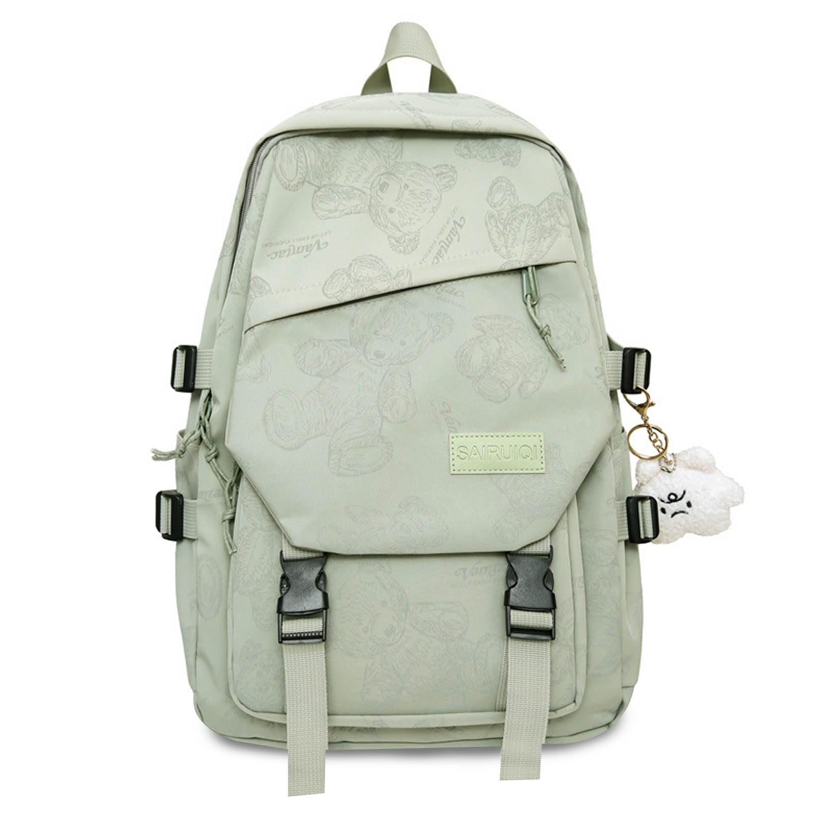 

Большой школьный рюкзак для школьников, добирающихся на работу в Green [FANDARE], женский, вместимость, рюкзак, для девочек, легкий, школьный, рюкзак, повседневный, популярный, зелёный