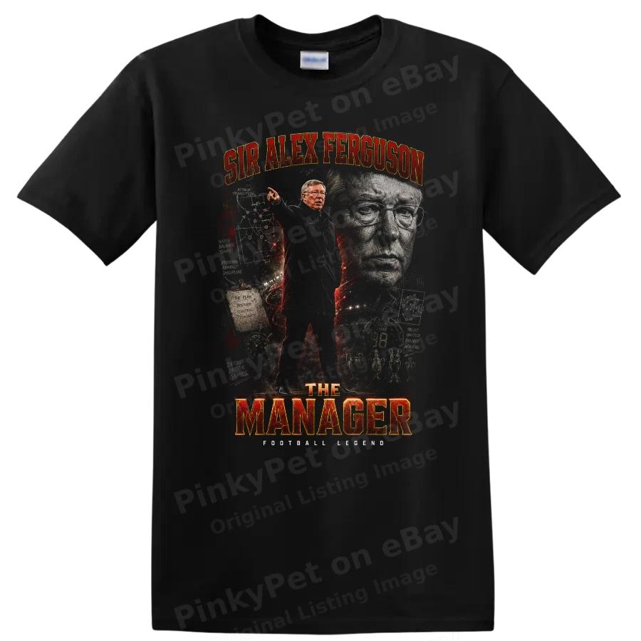 Fußballmanager Sir Alex Ferguson T-Shirt Fußballlegende Trainer T-Shirt