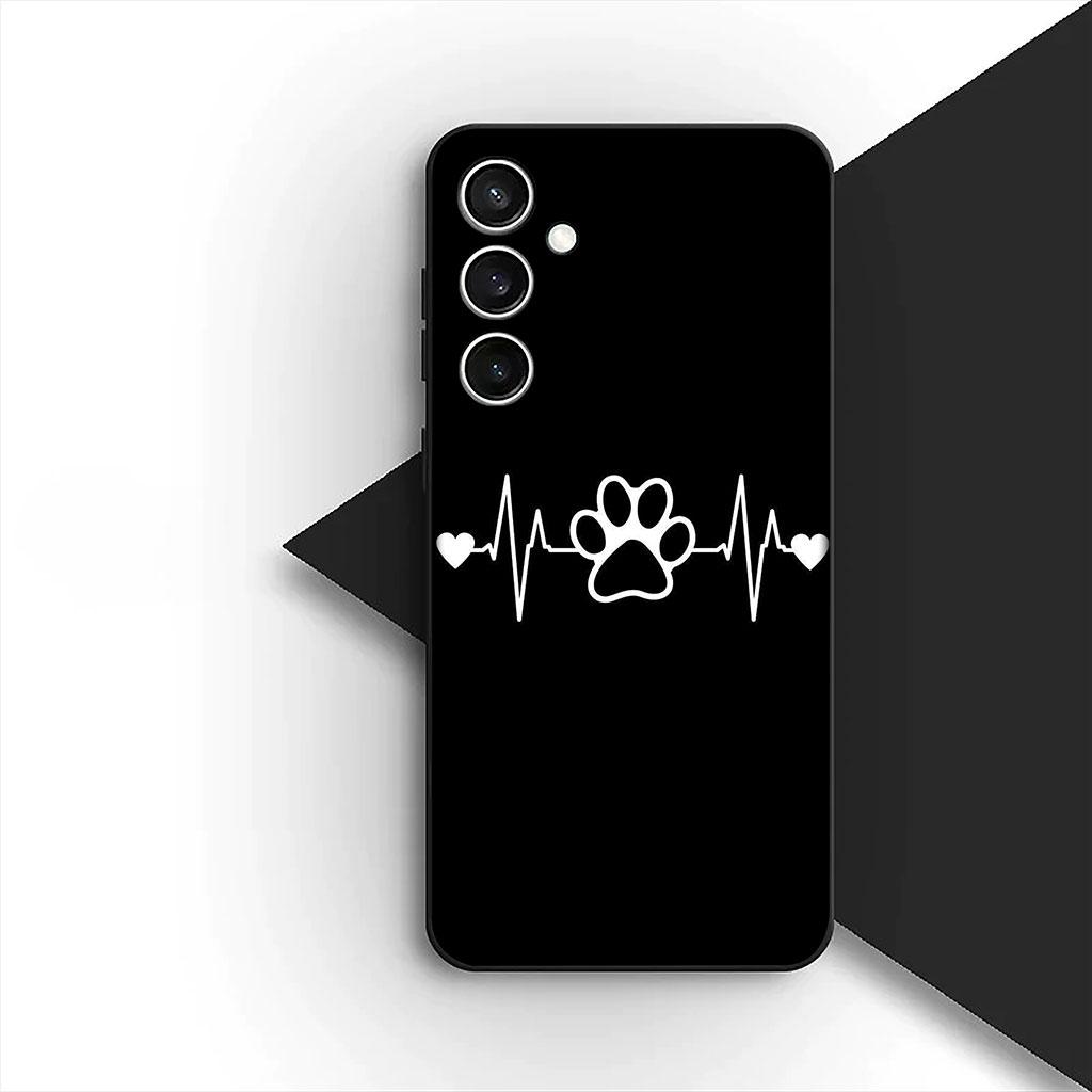 Phone Cover for Motorola Moto G55 G45 G75 G85 G13 Edge 50 30 Fusion 40 NEO Ultra Pro Soft Case Cat Cute Dog Paw Wallpaper