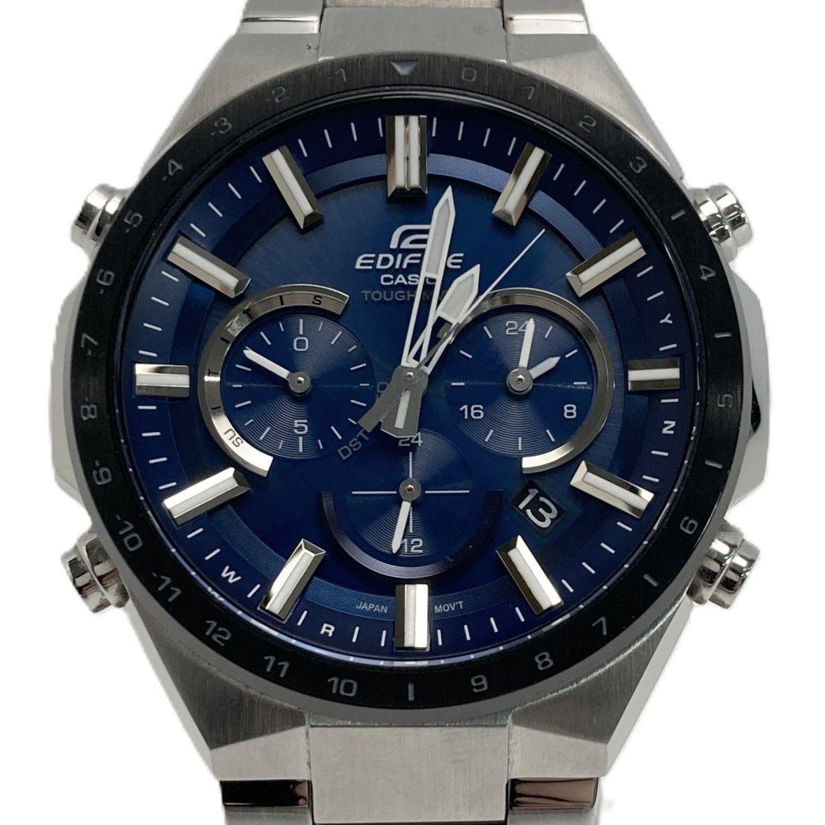 CASIO EDIFICE EQW-T660DB-2AJF Navy Radio Solar Men s Watch EDIFICE
