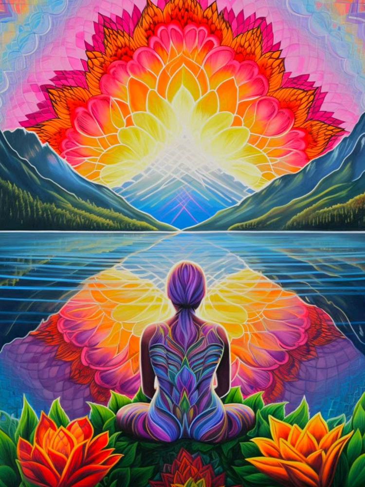 5D New Women's Art Flower Diamond Round Square Diamond Painting Gift Full Diamond Embroidery Mosaic Picture Home Decoration Art