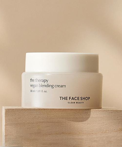 The Face Shop The Therapy Vegan Blending Cream 30ml FREE