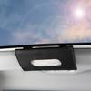 Creative tissue box for car interior, a back-hanging paper towel bag located at the rear seat headrest.