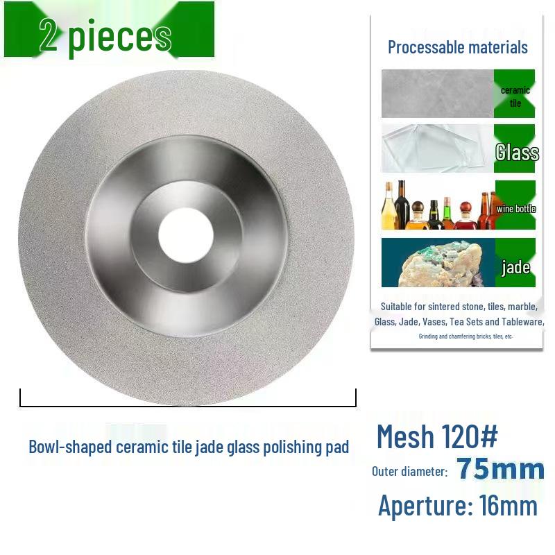 Mini 76mm (3") Angle Grinder Blade: Metal Grinding & Polishing Disc, Cutting Wheel 10mm Arbor.