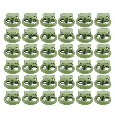 30 Adet Metal Kordon Kilidi Çift Delikli Çinko Alaşımı Dayanıklı Hafif Çok Amaçlı Kordon Stoperi İpli Sırt Çantası Çadır için