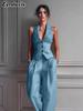 Bestseller Women's Fashion Sexy V-Neck Button Backless Set Casual Fashion Set