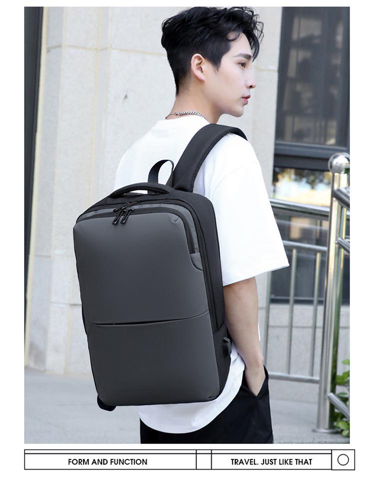 

Stylish Waterproof Laptop Backpack: Lightweight, Large-Capacity Commuter Bag 31x46x15cm