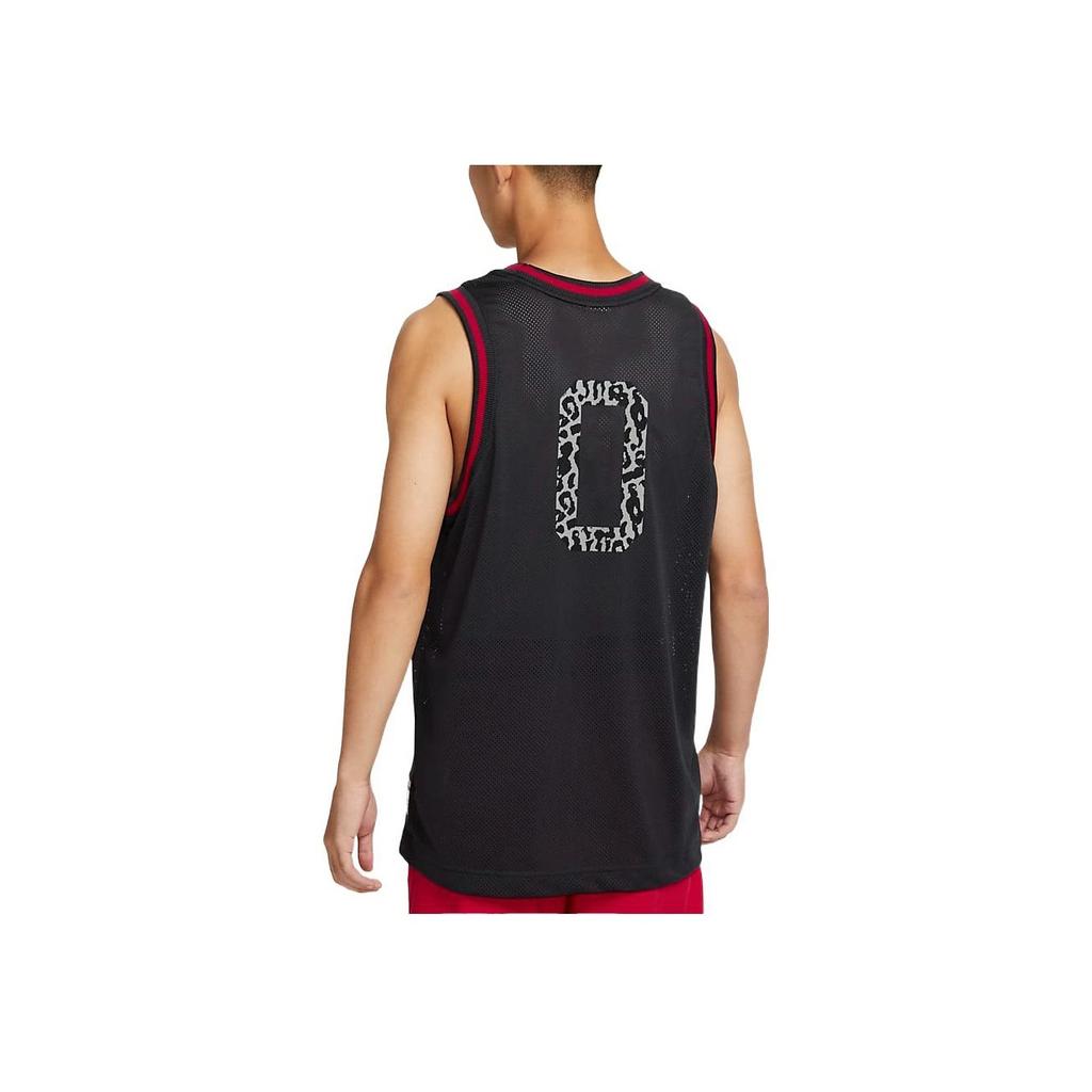 Nike Printed Round Neck Sleeveless Basketball Vest Men Tops Black DQ6171-045