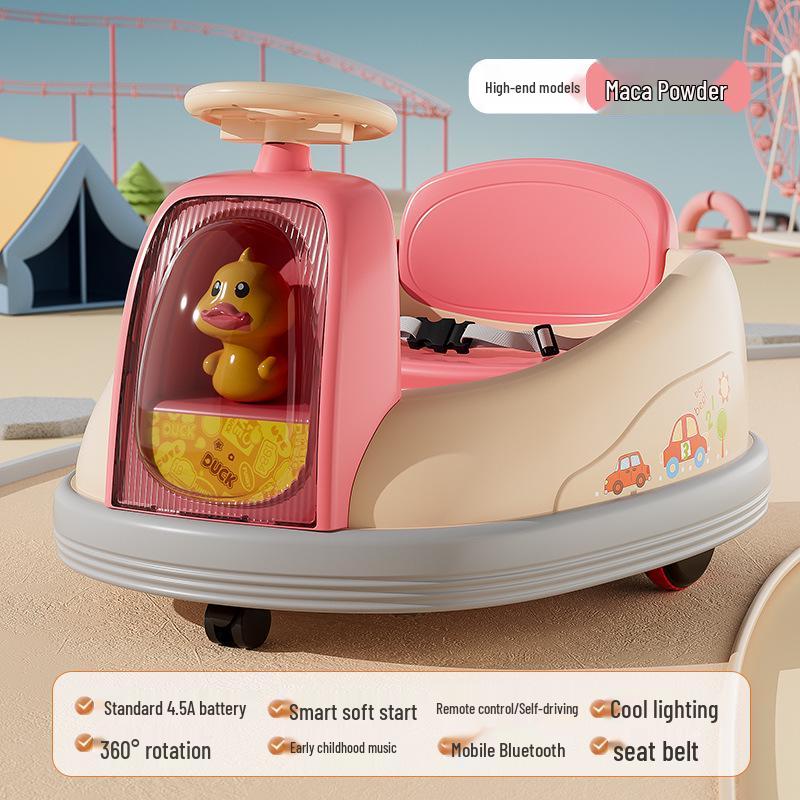 Children's Electric Bumper Car with Music & Lights – Ideal Birthday Gift for Ages 1-6