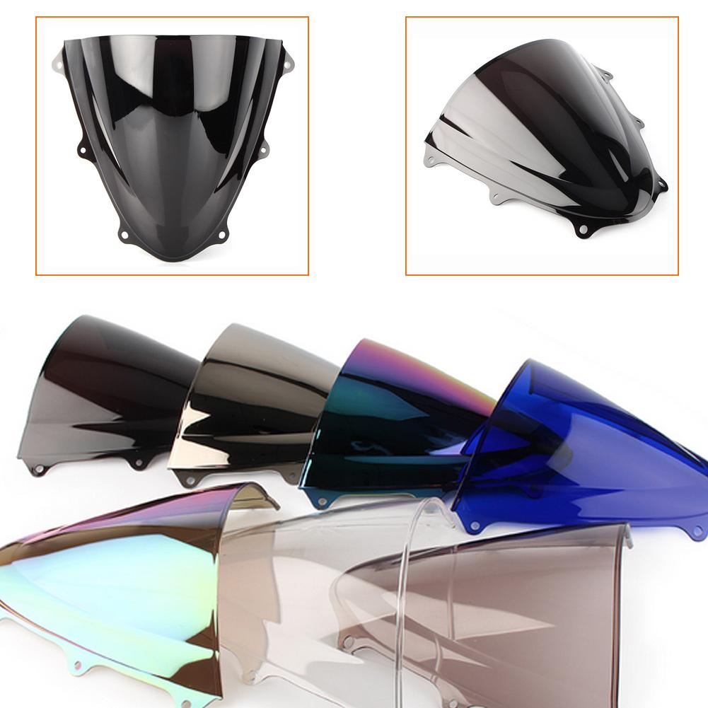 Motorcycle Double Bubble Windshield For Suzuki GSX-R GSXR 600 750 GSXR600 2011-2018 K11 WindScreen Accessories Fairing Deflector