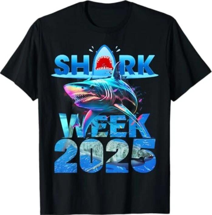 Любитель акул 2025 - Футболка Недели охраны океана 2XL
