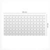 Anti-Slip Protective Desk Mat with Diamond Print Pattern 90x45 Cm