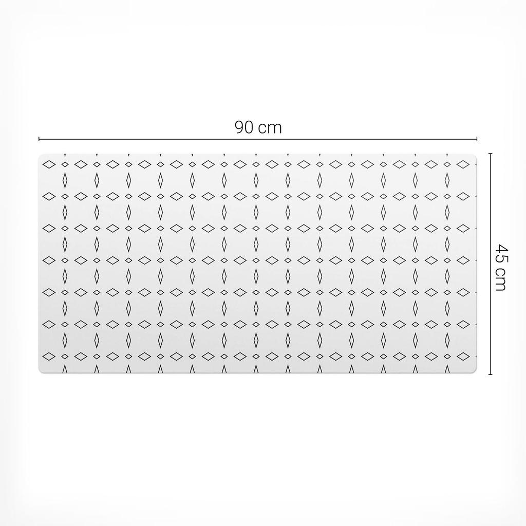 Anti-Slip Protective Desk Mat with Diamond Print Pattern 90x45 Cm