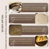 Professional Titanium Frying Pan Uncoated Non-Stick Skillet for Induction/Gas Stove Healthy Grill Pan for Steak, Eggs & Pancakes