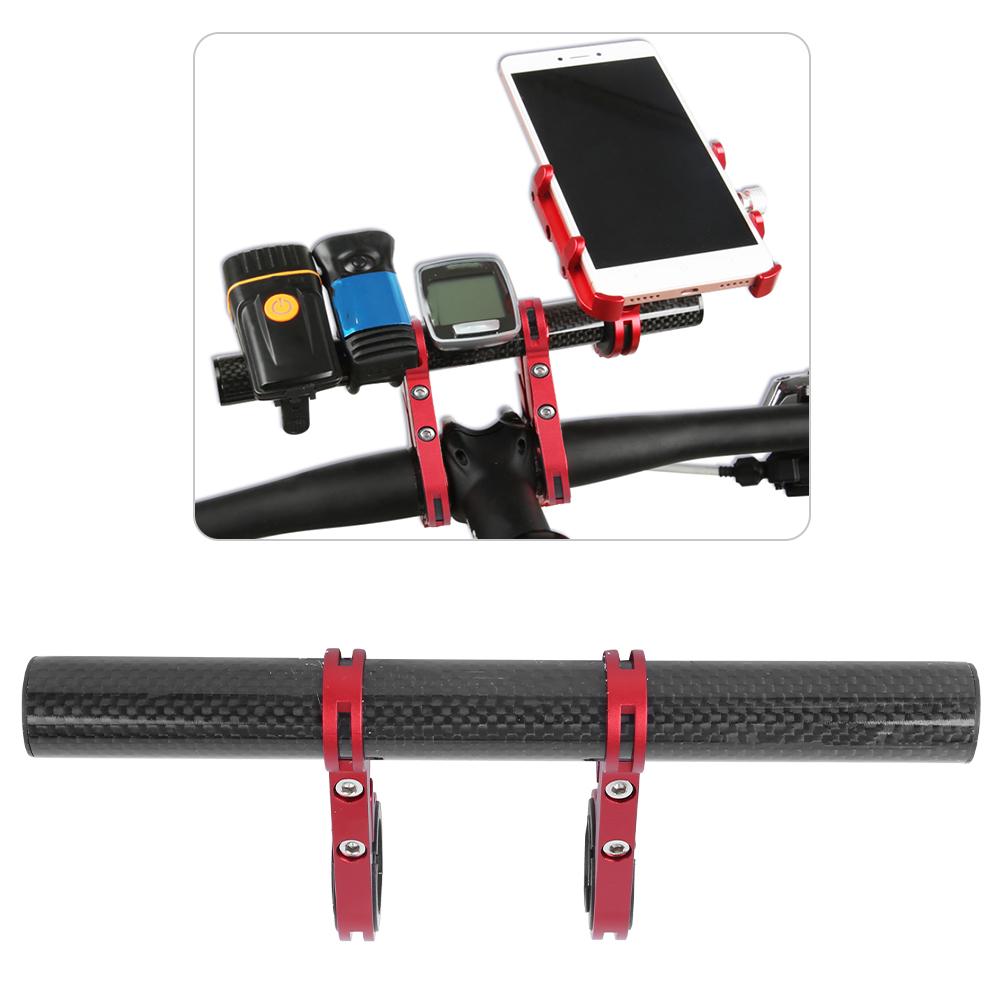 Suport Extensie Multifuncțional Bicicletă Suport Lumini Tabel Cod Suport Lanternă Granulație Carbon Dublu