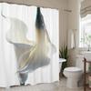 Elegant Calla Lily Shower Curtain - Floral Print, Polyester, Machine Washable, No-Drill Install, Home Decor